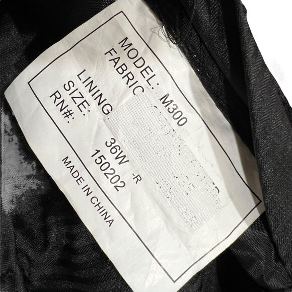 Leda Chan Mens Navy Flat Front Dress Pants Size 36W NWOT - Picture 8 of 11